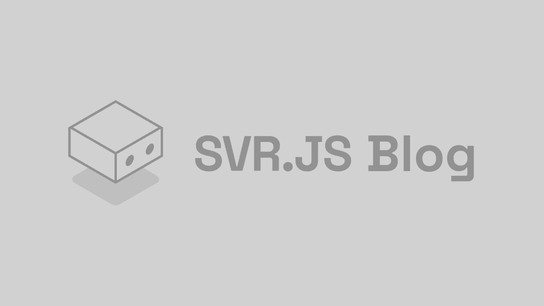 IMPORTANT! Future versions of SVR.JS may drop support for Node.JS 8.x and 9.x