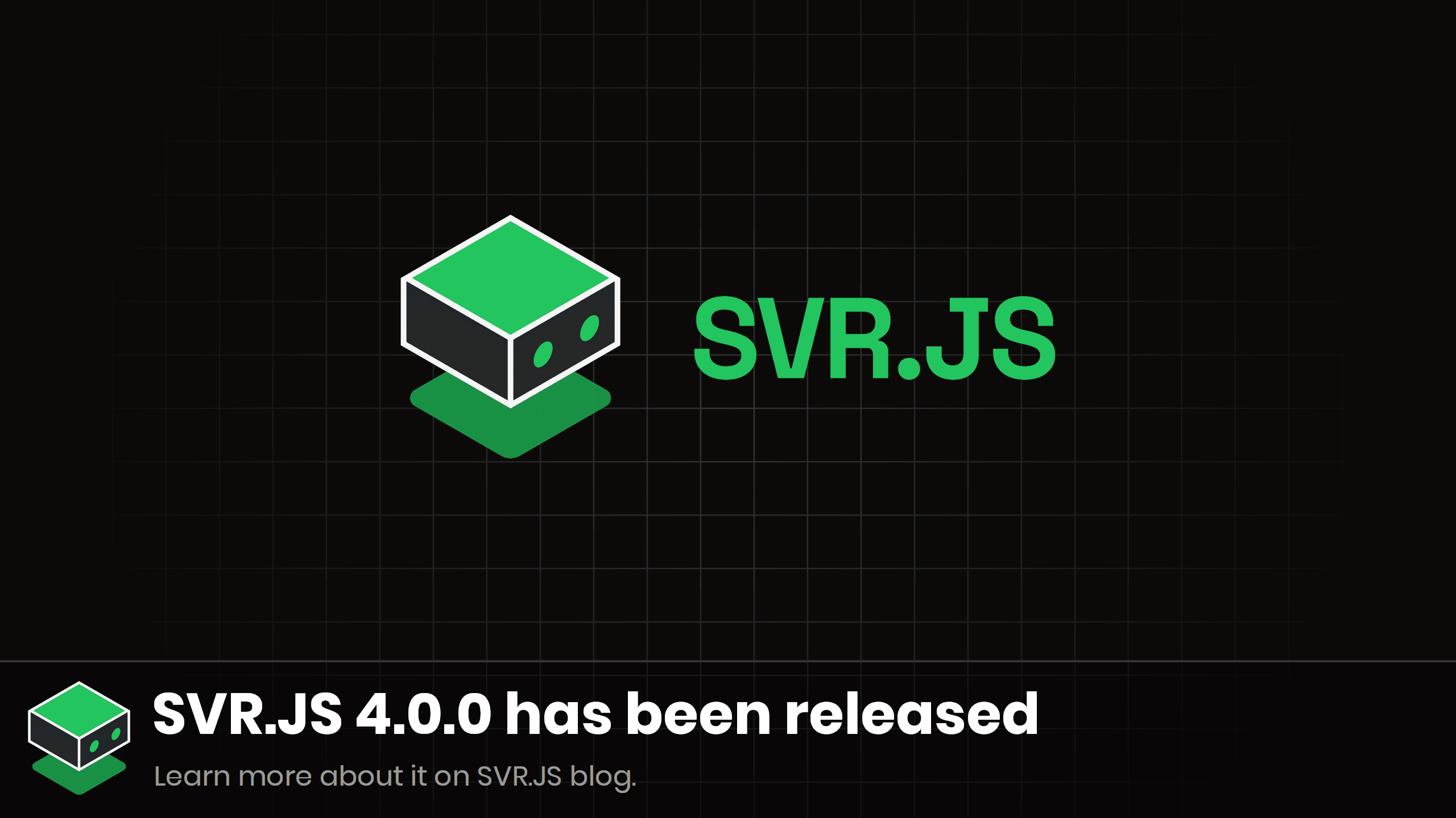 SVR.JS 4.0.0 has been released