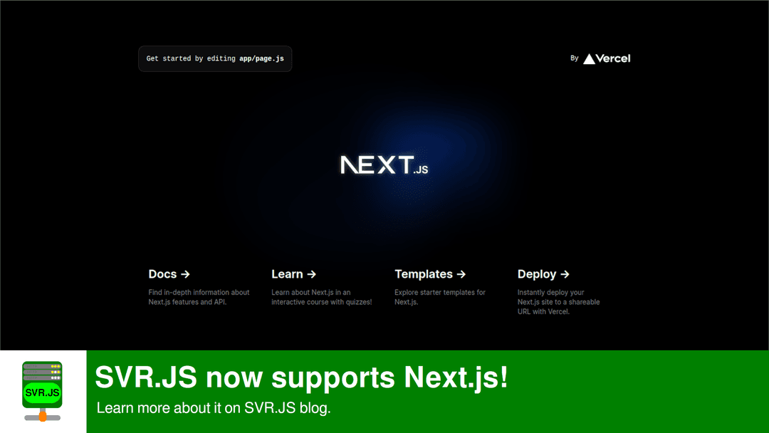 SVR.JS now supports Next.js!